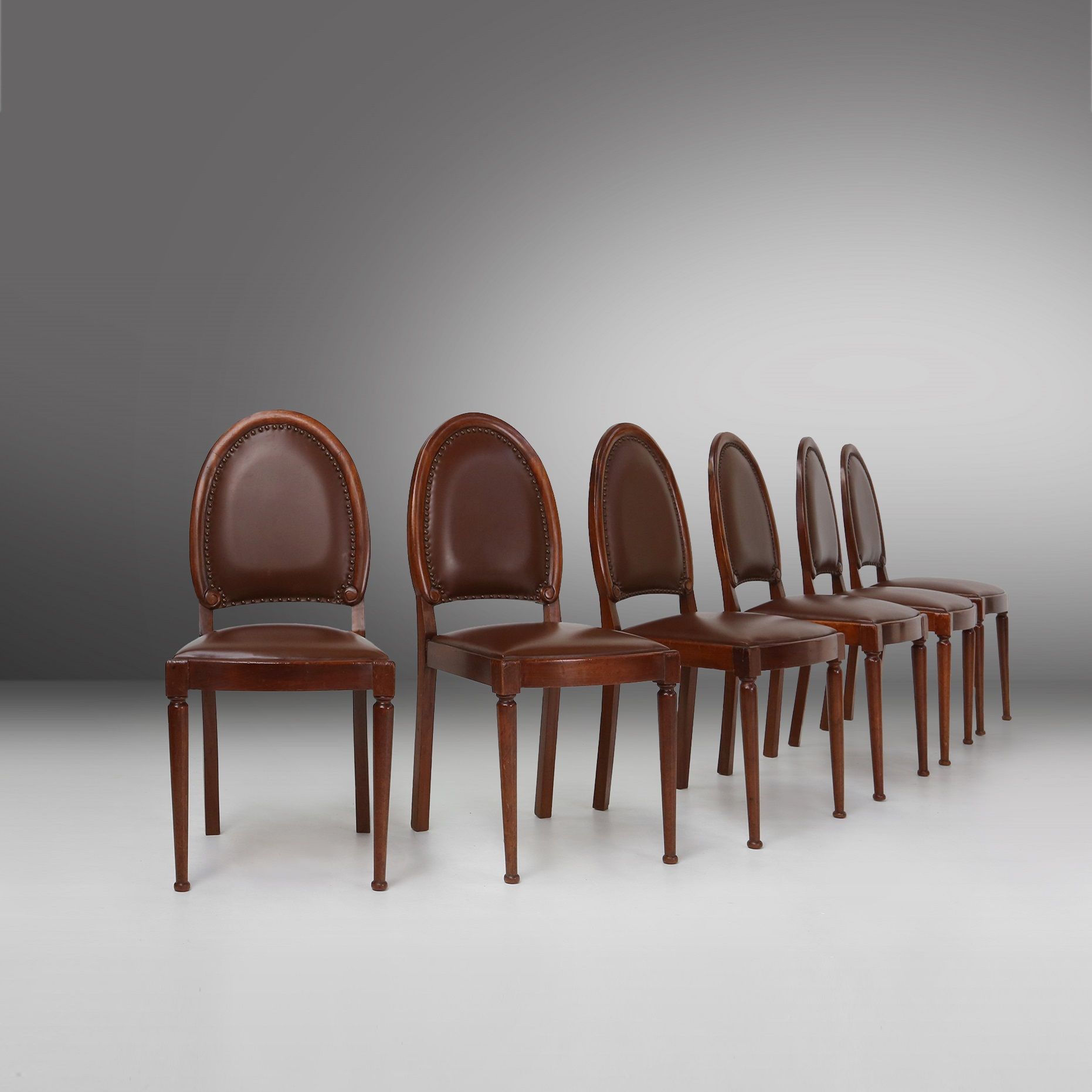 Art Deco set of six chairs by De Coene 1930-img